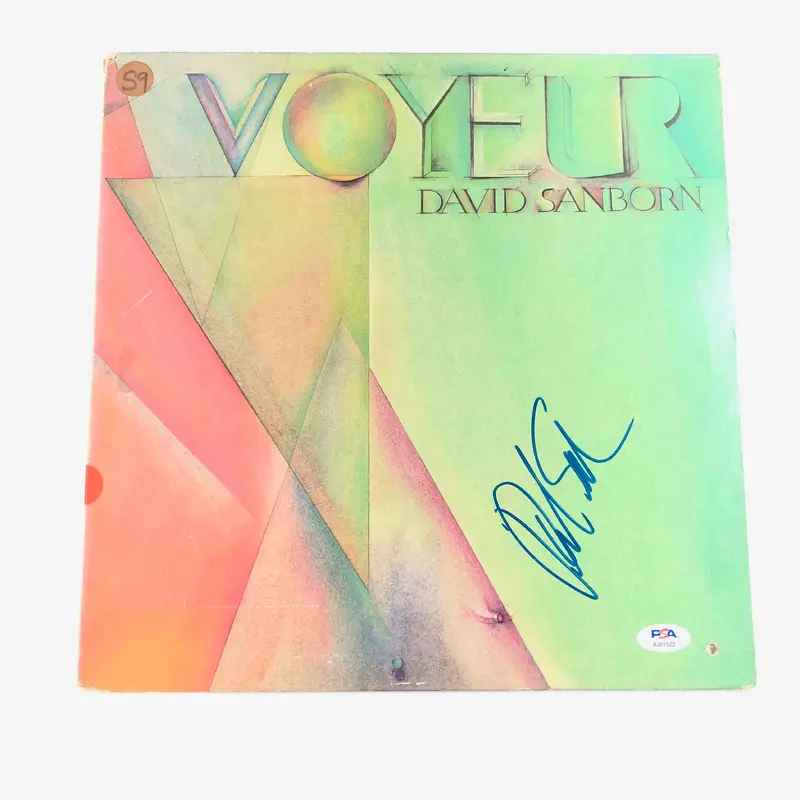 DAVID SANBORN signed Voyeur Vinyl PSA/DNA Album Autographed