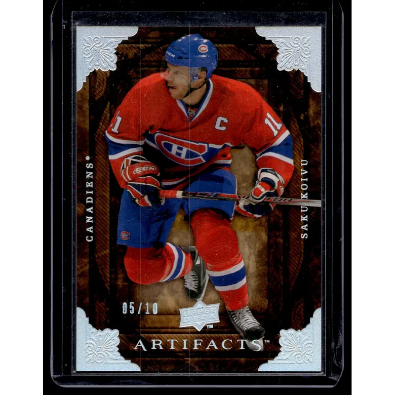 2008-09 Upper Deck Artifacts - Silver Spectrum - Saku Koivu #47 /10