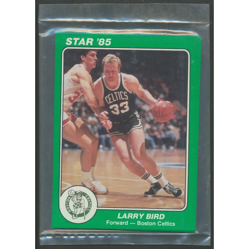 1985 Star Basketball Celtics Team 5x7 Complete Bagged Set