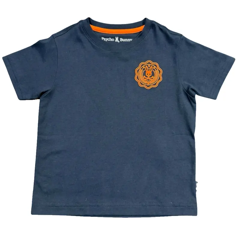 PSYCHO BUNNY T-SHIRT KIDS B0U828D200 NVY