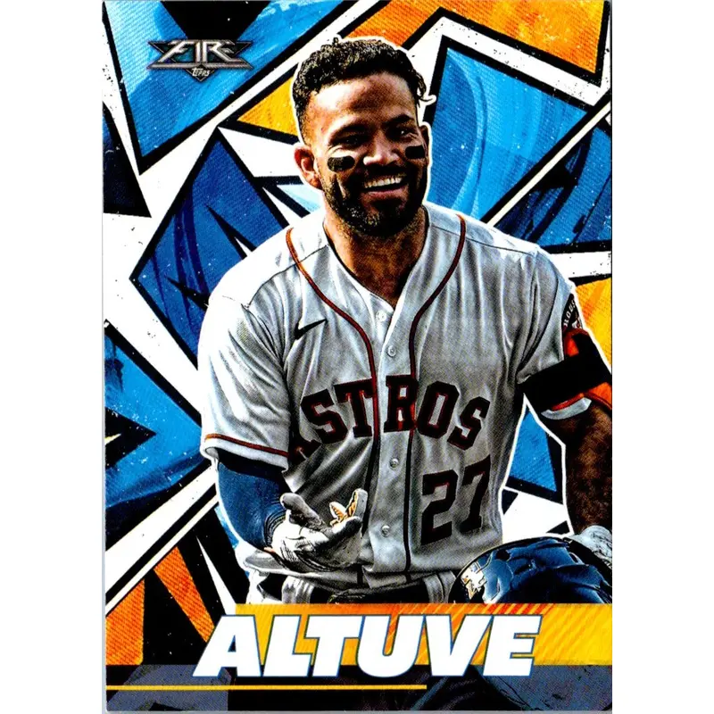 2021 Topps Fire Jose Altuve #77
