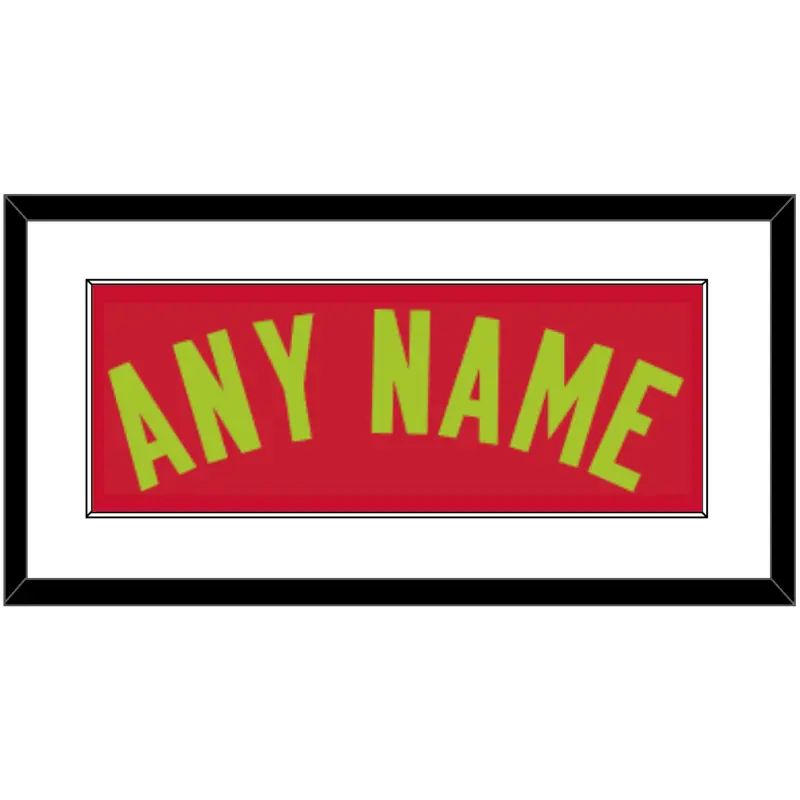 Atlanta Name - Red Icon (2015-2020) - Single Mat 1