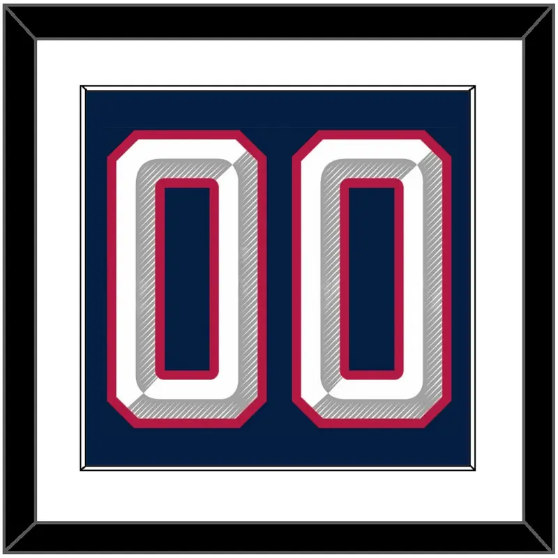 United States Mens Hockey Number - 2025 4 Nations Blue - Single Mat 1