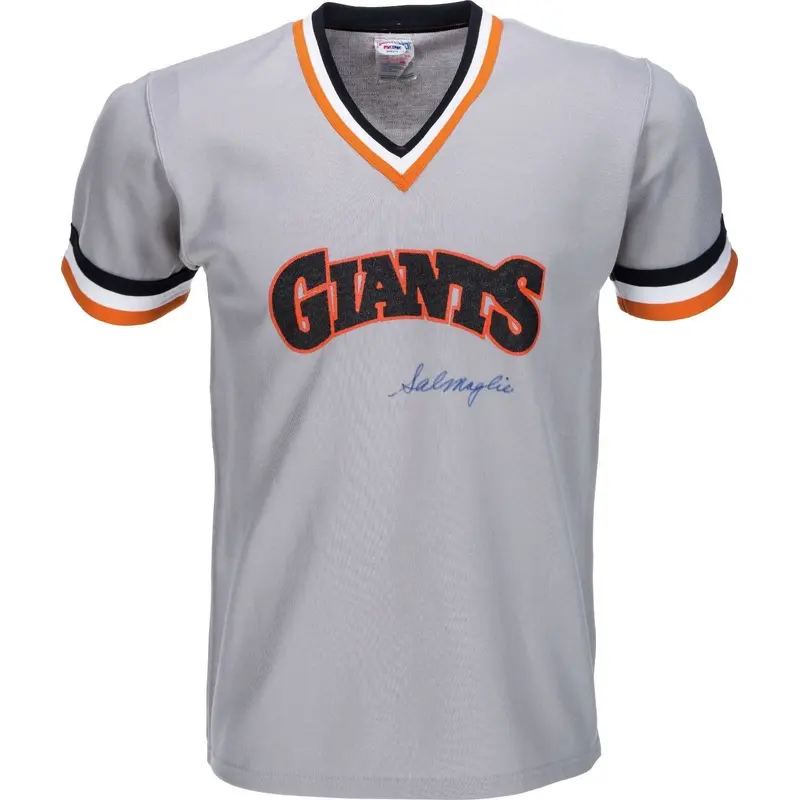Rare Vintage Sal Maglie Signed Autographed San Francisco Giants Jersey PSA DNA