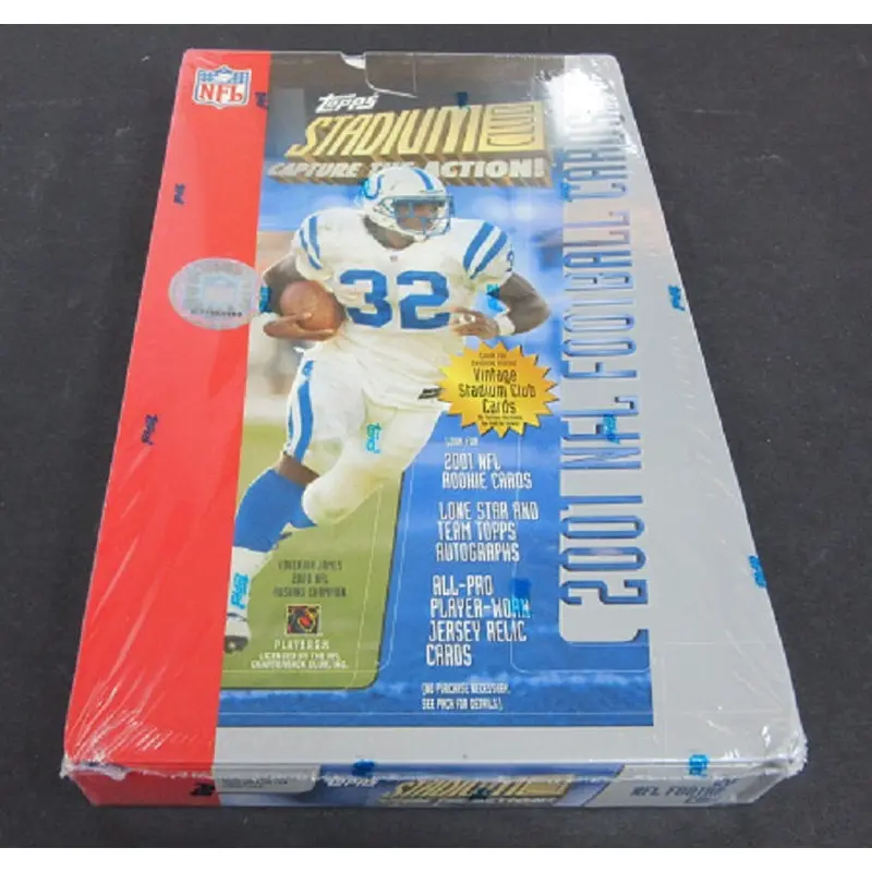 2001 Topps Stadium Club Football Box (Retail)