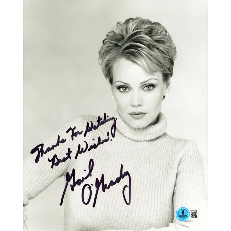 Gail O'Grady NYPD Blue "Thanks For Watching Best Wishes" Signed 8x10 Photo BAS