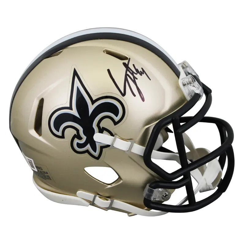 Saints Cameron Jordan Authentic Signed Speed Mini Helmet BAS Witnessed