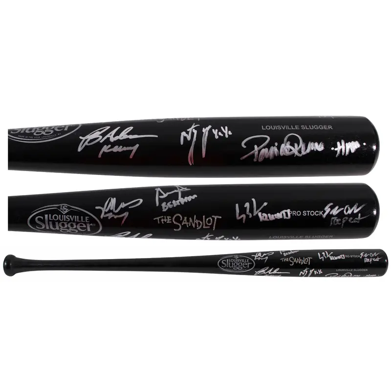 The Sandlot (7) Leopardi, Renna +5 Signed Bat w/ Character Names BAS #2W424175