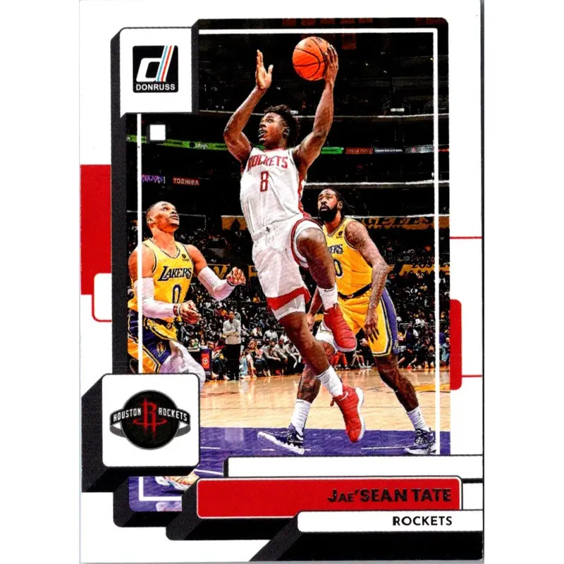 2022 Donruss Holo Laser Red/Gold Jae'Sean Tate #151