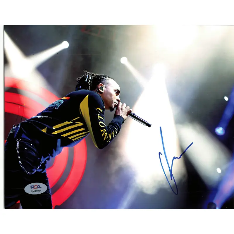 Ozuna signed 8x10 photo PSA/DNA Autographed Rapper