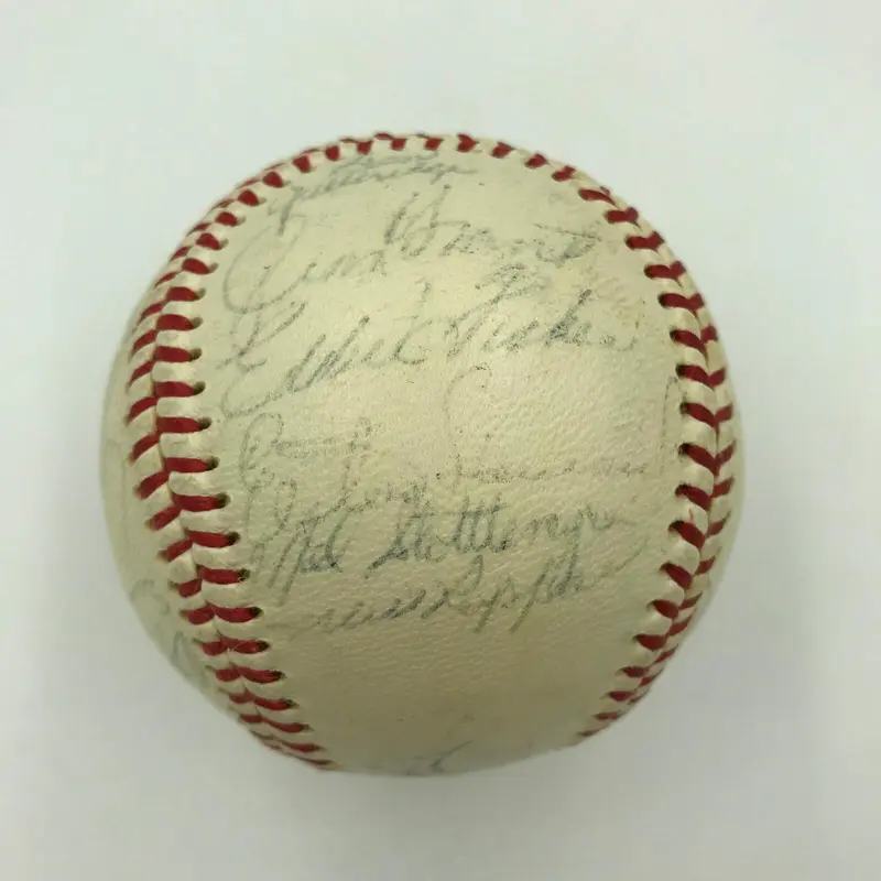 1965 All Star Game Team Signed AL Baseball Elston Howard Carl Yastrzemski JSA