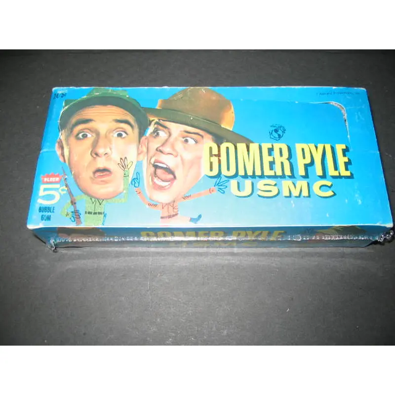 1965 Fleer Gomer Plye USMC Unopened Wax Box (All packs GAI)