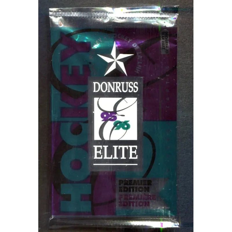 1995/96 Donruss Elite Hockey Unopened Pack (8)