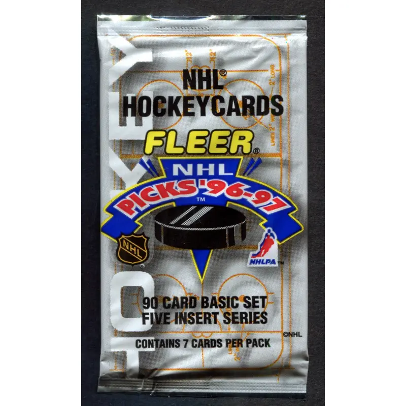 1996/97 Fleer Picks Hockey Unopened Pack (7)