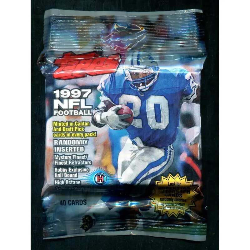 1997 Topps Football Unopened Jumbo Pack (Hobby) (40)