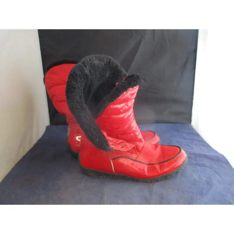 Used Sporto Cold Red Snow Boots Size 6