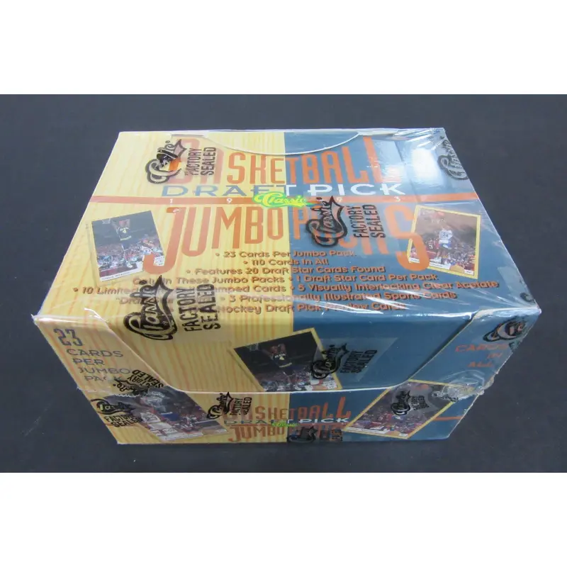 1993/94 Classic Draft Picks Basketball Jumbo Box