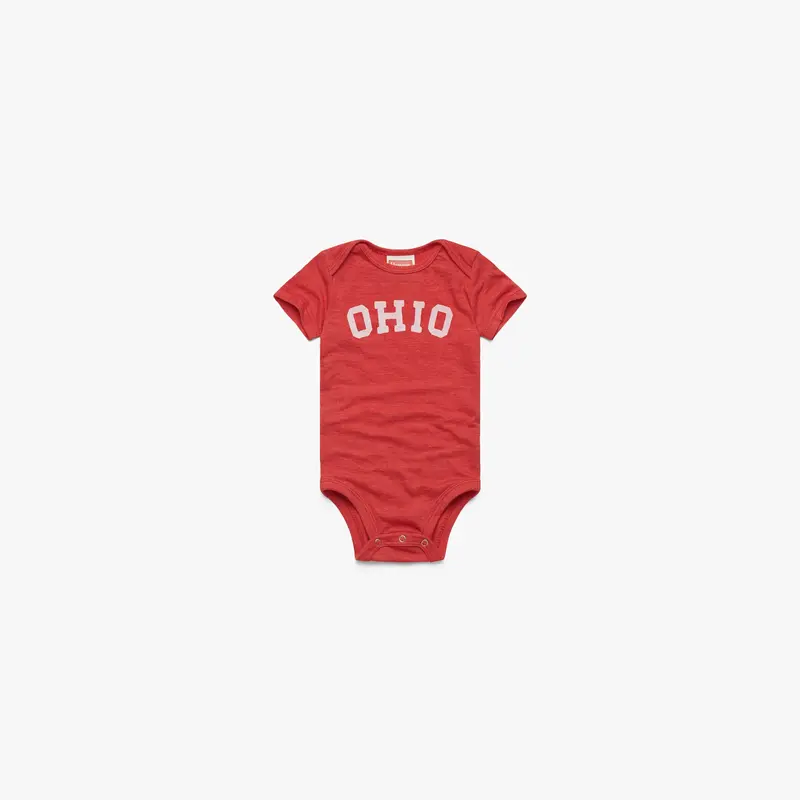 Jesse Owens Block Ohio Baby One Piece