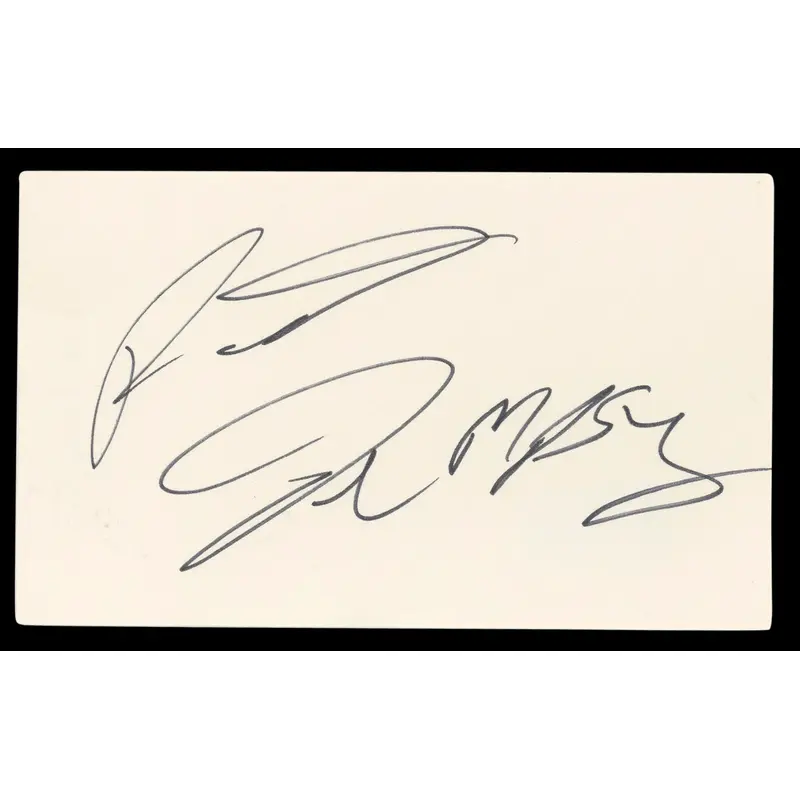 Patrick Dempsey Grey's Anatomy Authentic Signed 3x5 Index Card BAS #BL98501