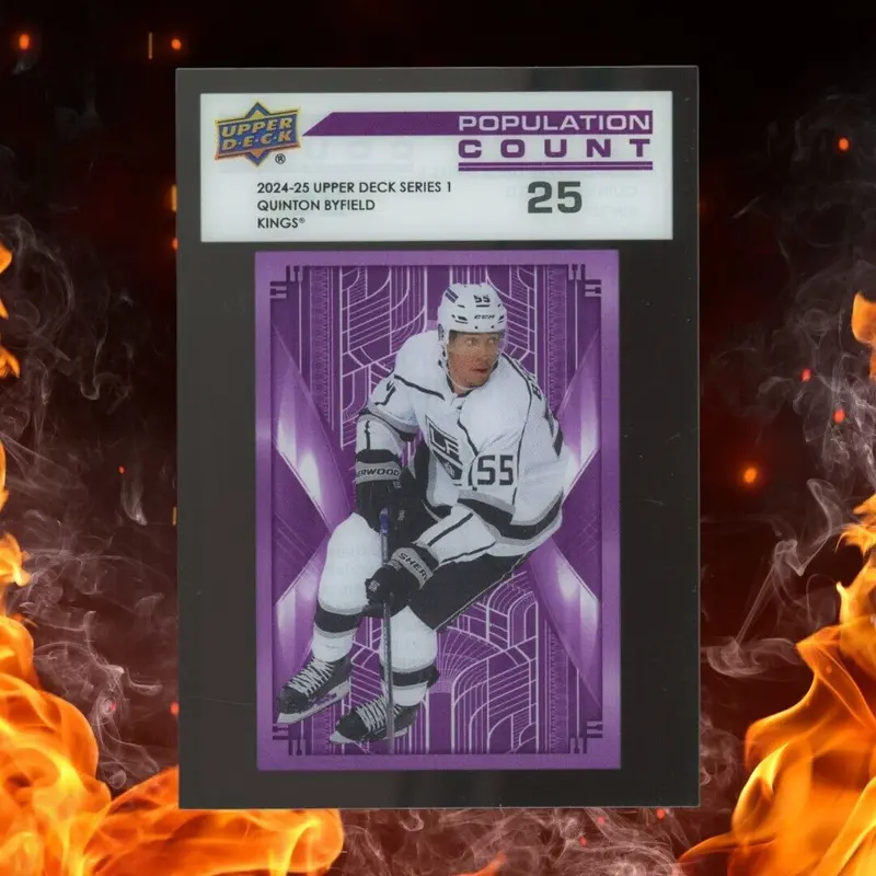 2024-25 Upper Deck QUINTON BYFIELD Population Count 25 /25 Purple #PC-30