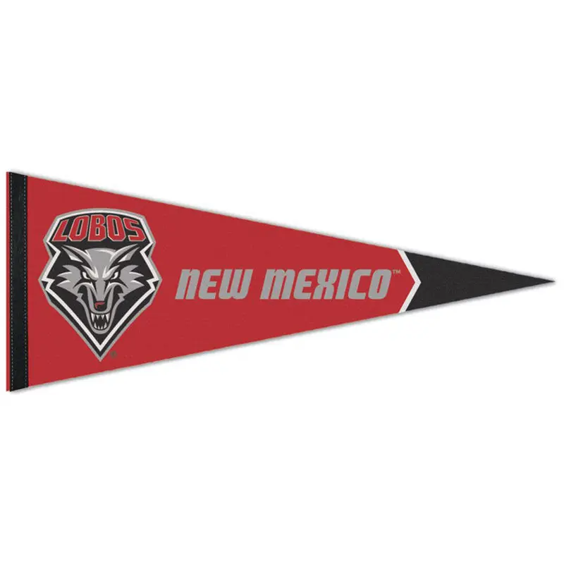 New Mexico Lobos Official NCAA Team Logo Premium Felt Pennant - Wincraft Inc.