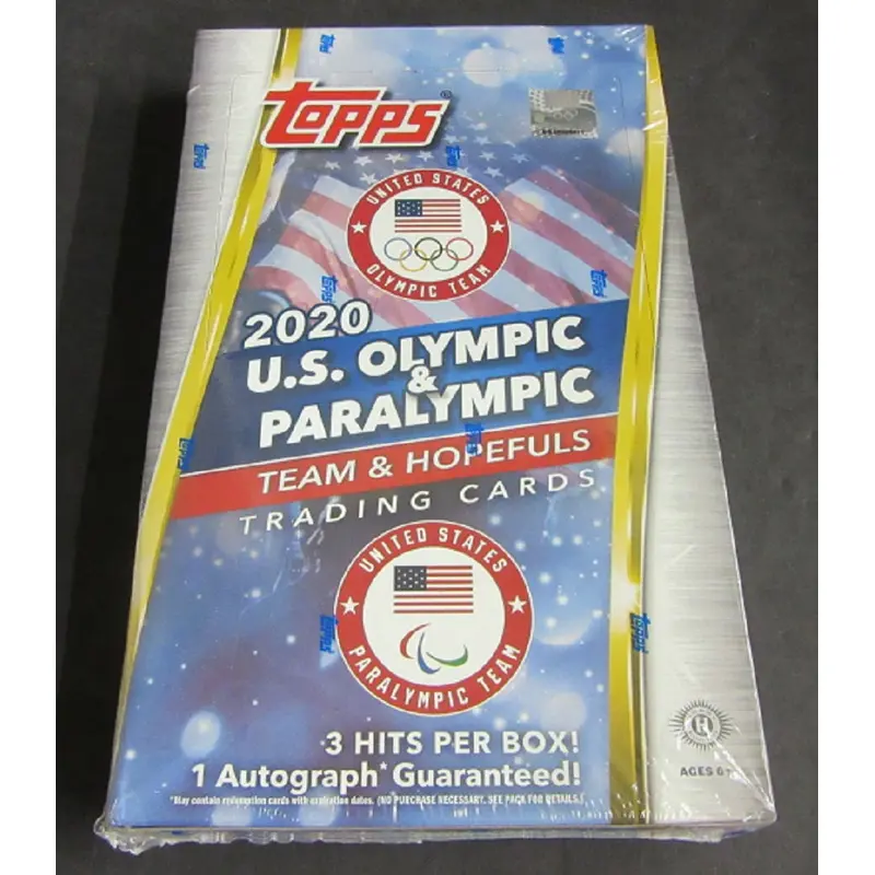 2020 Topps U.S. Olympic & Paralympic Trading Card Box (Hobby) (24/8)