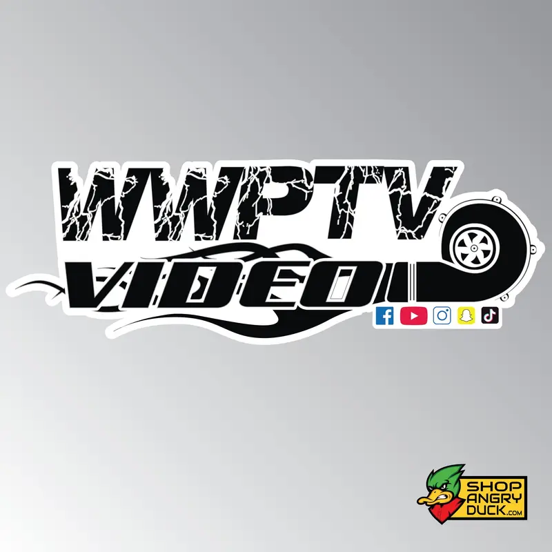 WWPTV Original Flame Logo Sticker
