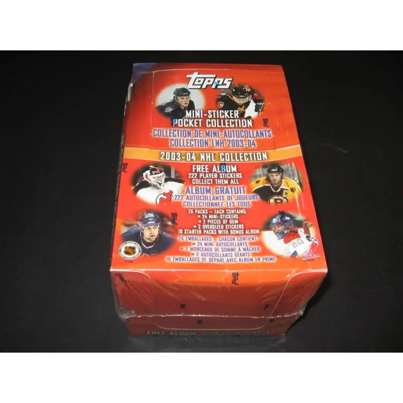 2003/04 Topps Mini Sticker Hockey Box