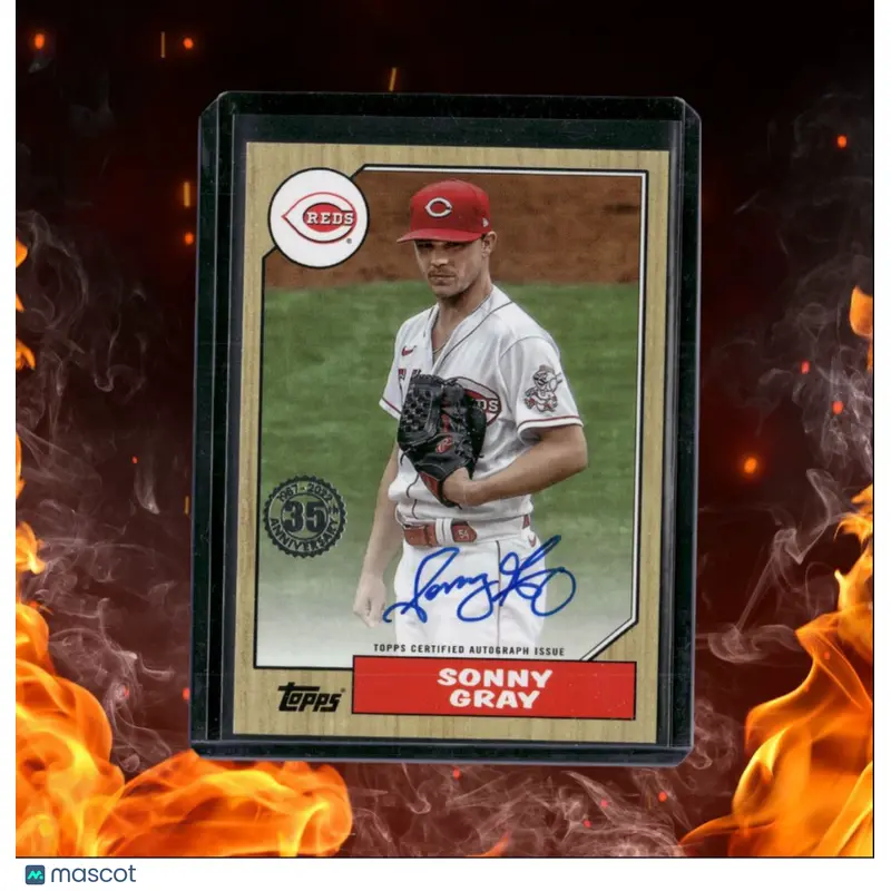 2022 Topps Sonny Gray Retro 1987 Design Auto #87BA-SG