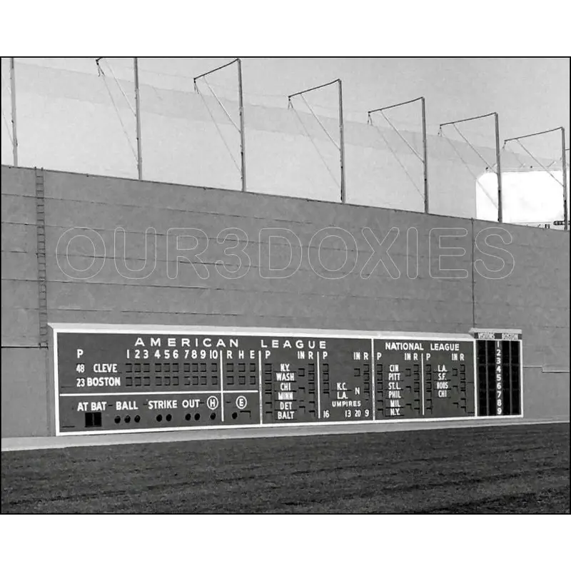 1965 Fenway Park 8X10 Photo - Green Monster Boston Red Sox - 1087