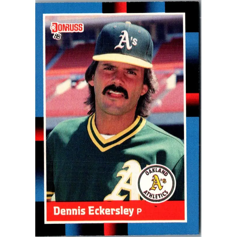 1988 Donruss Oakland Athletics Team Collection Dennis Eckersley #349