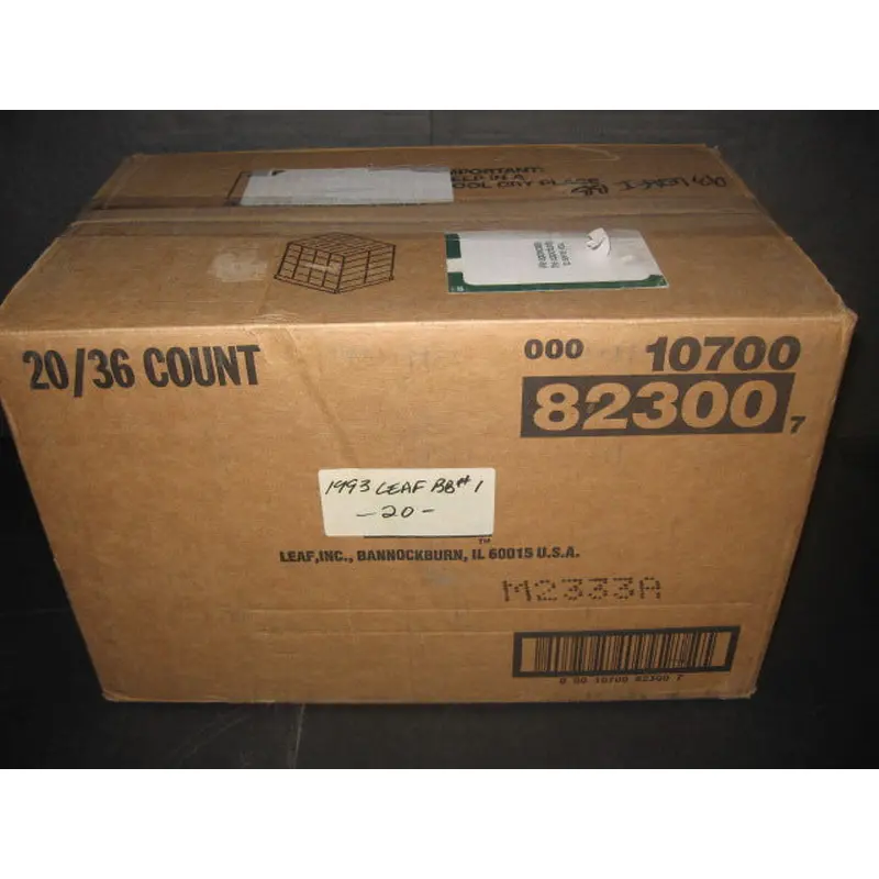 1993 Leaf Baseball Series 1 Case (20 Box) (82300)