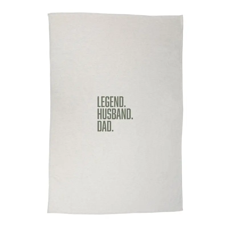 Father's Day Legend Husband Dad Sublimated Sweatshirt Blanket
