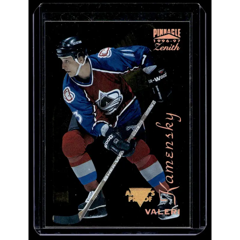1996-97 Pinnacle Zenith - Artist's Proof - Valeri Kamensky #8