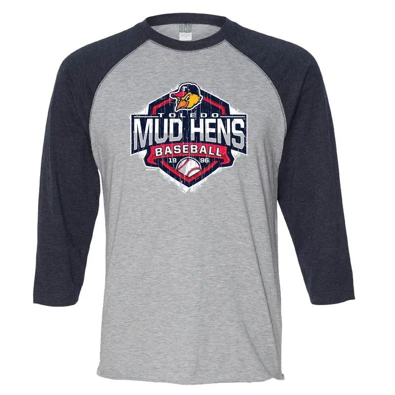Toledo Mud Hens Irving Youth 3/4 Sleeve T
