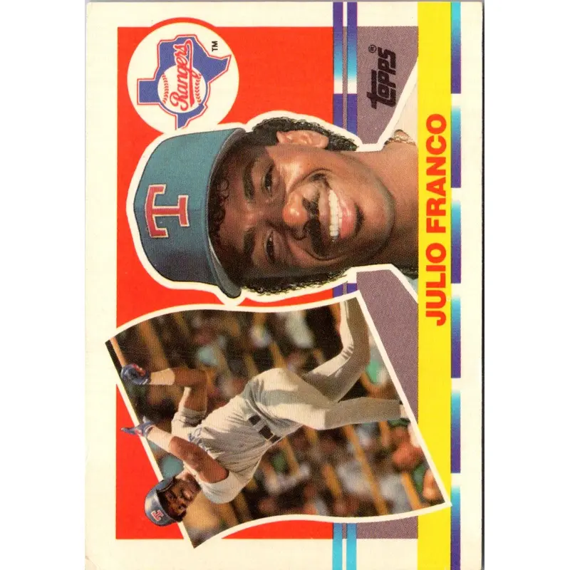 1990 Topps Big Julio Franco #205