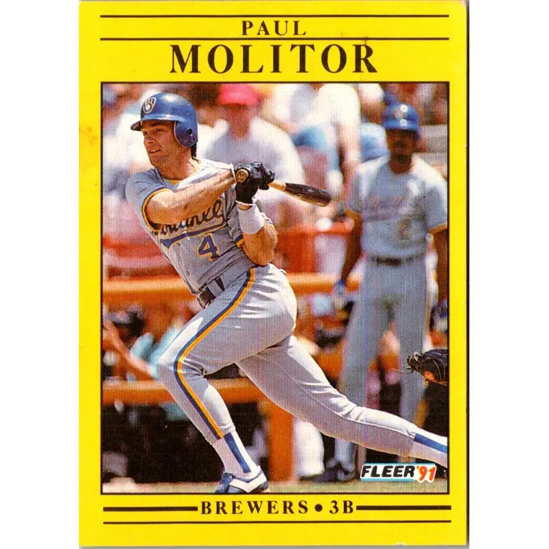 1991 Fleer Paul Molitor #591