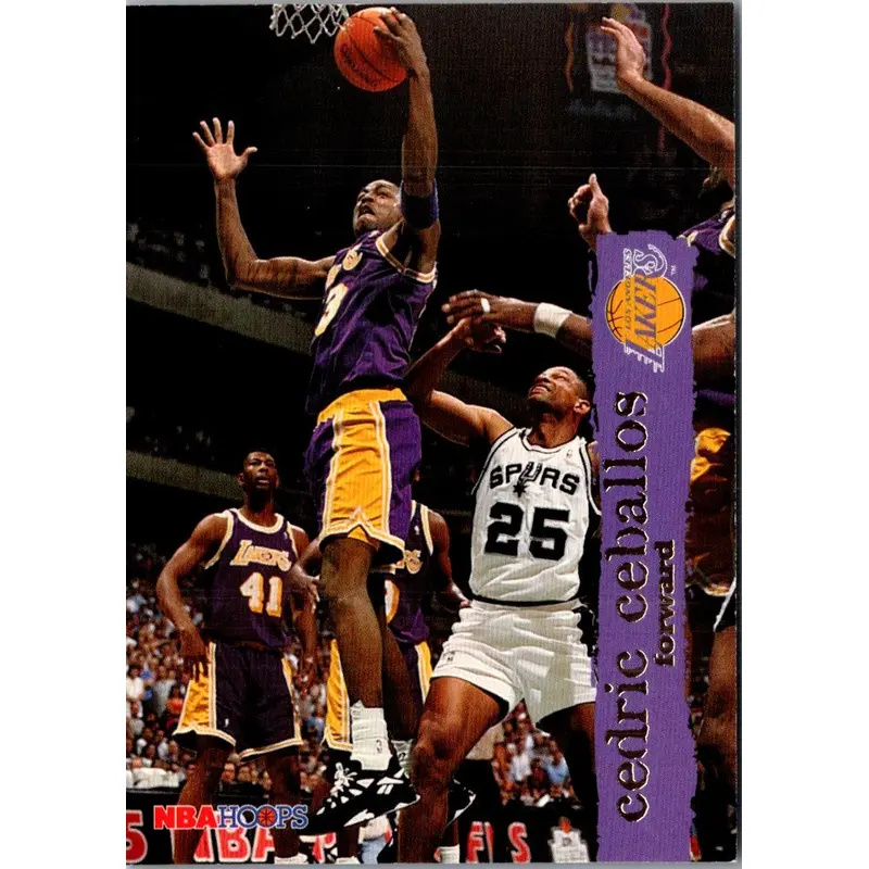 1995 Hoops Cedric Ceballos #78