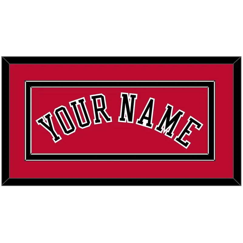 Chicago Name - Road Red (1986-2017) - Double Mat 2