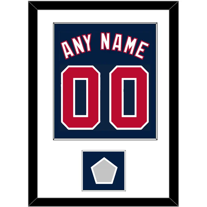 Washington Name, Number & 2019 World Series Champions Patch - Alternate Blue - Single Mat 1