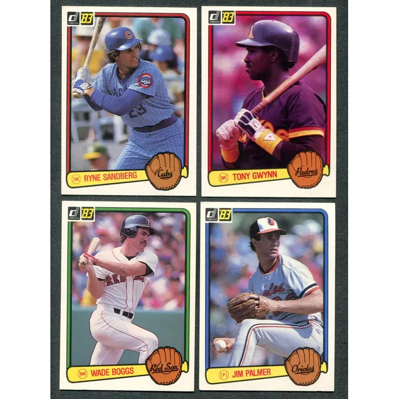 1983 Donruss Baseball Complete Set NM NM/MT (660) (23-290)