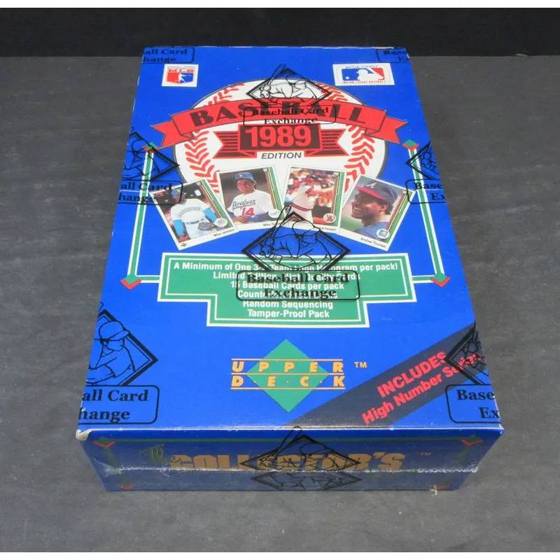 1989 Upper Deck Baseball High Series Box (BBCE)