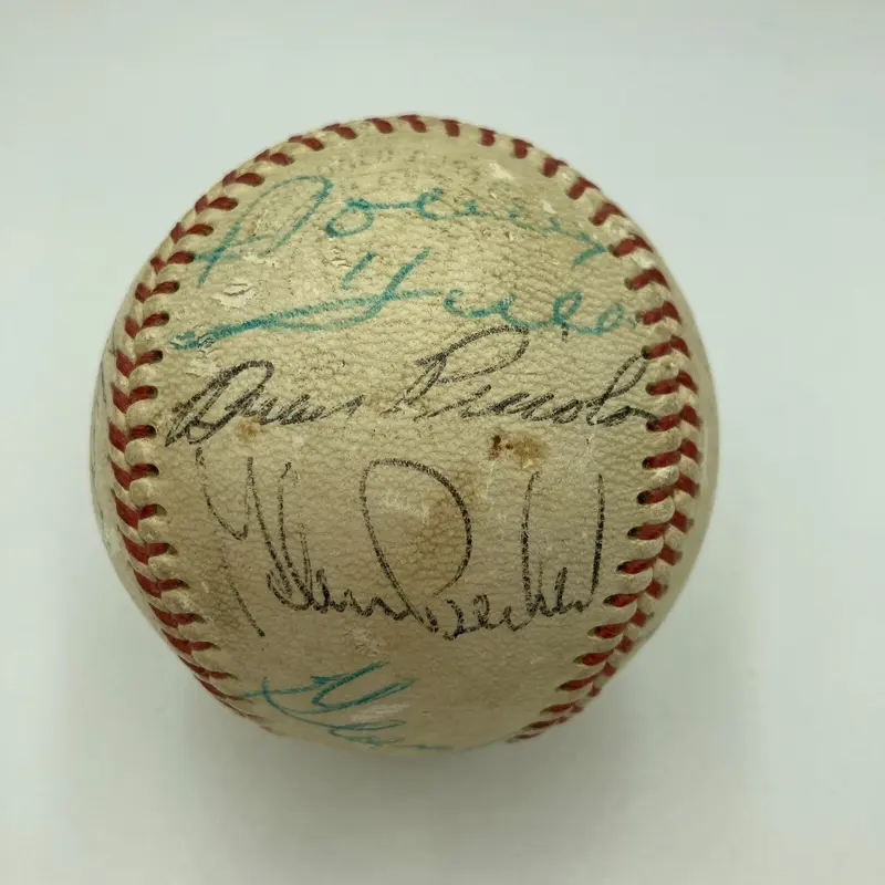 Brian Piccolo 1960's Chicago Greats Signed Baseball PSA DNA & Beckett COA