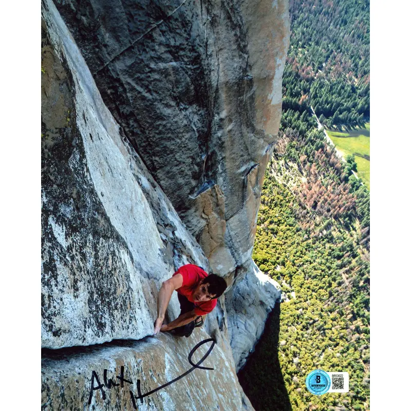 Alex Honnold Authentic Signed 8x10 Vertical Photo Autographed BAS 2