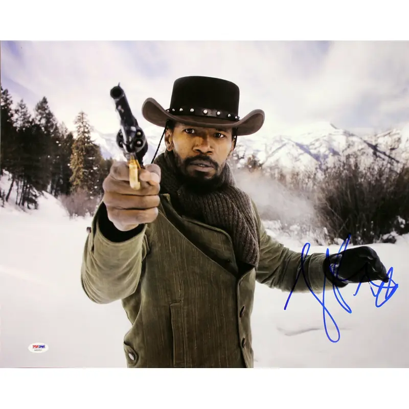 Jamie Foxx Django Unchained Authentic Signed 16X20 Photo PSA/DNA #AB92021