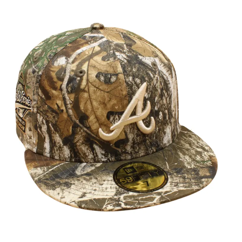 New Era - 59FIFTY Fitted -  Atlanta Braves Cooperstown - 1995 WS - Real Tree