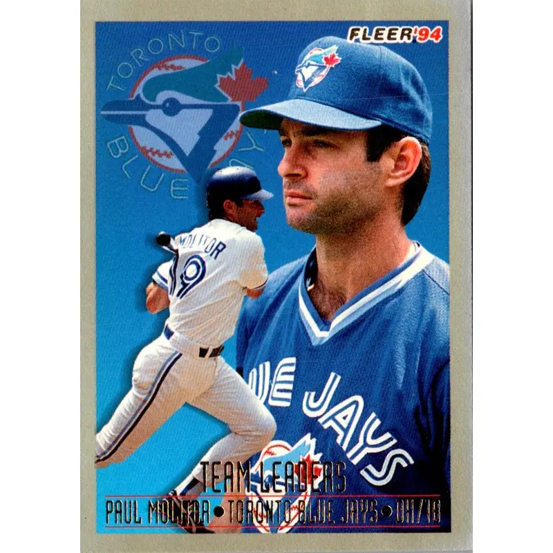 1994 Fleer Team Leaders Paul Molitor #14