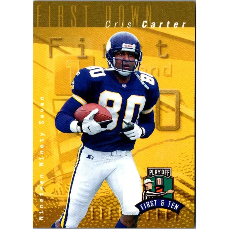 1997 Playoff First & Ten Cris Carter #165