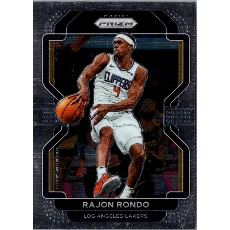 2021 Panini Prizm Blue Rajon Rondo #104
