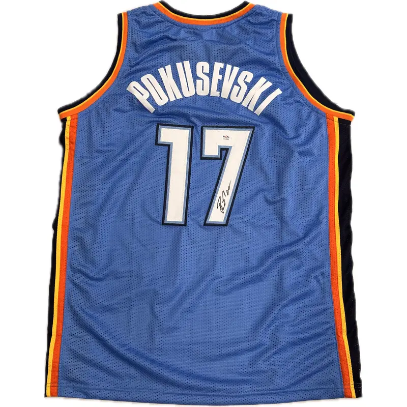 Aleksej Pokusevski signed jersey PSA/DNA Oklahoma City Thunder Autographed